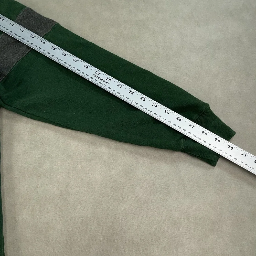 Vintage 90s Polo‎ Ralph Lauren Striped Hoodie Sweatshirt Green Red Mens Size XL